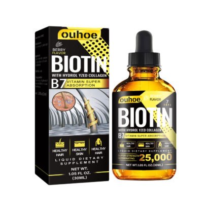 RESEARCH Liquid Biotin & Collagen Hair Growth Drops - Image 3